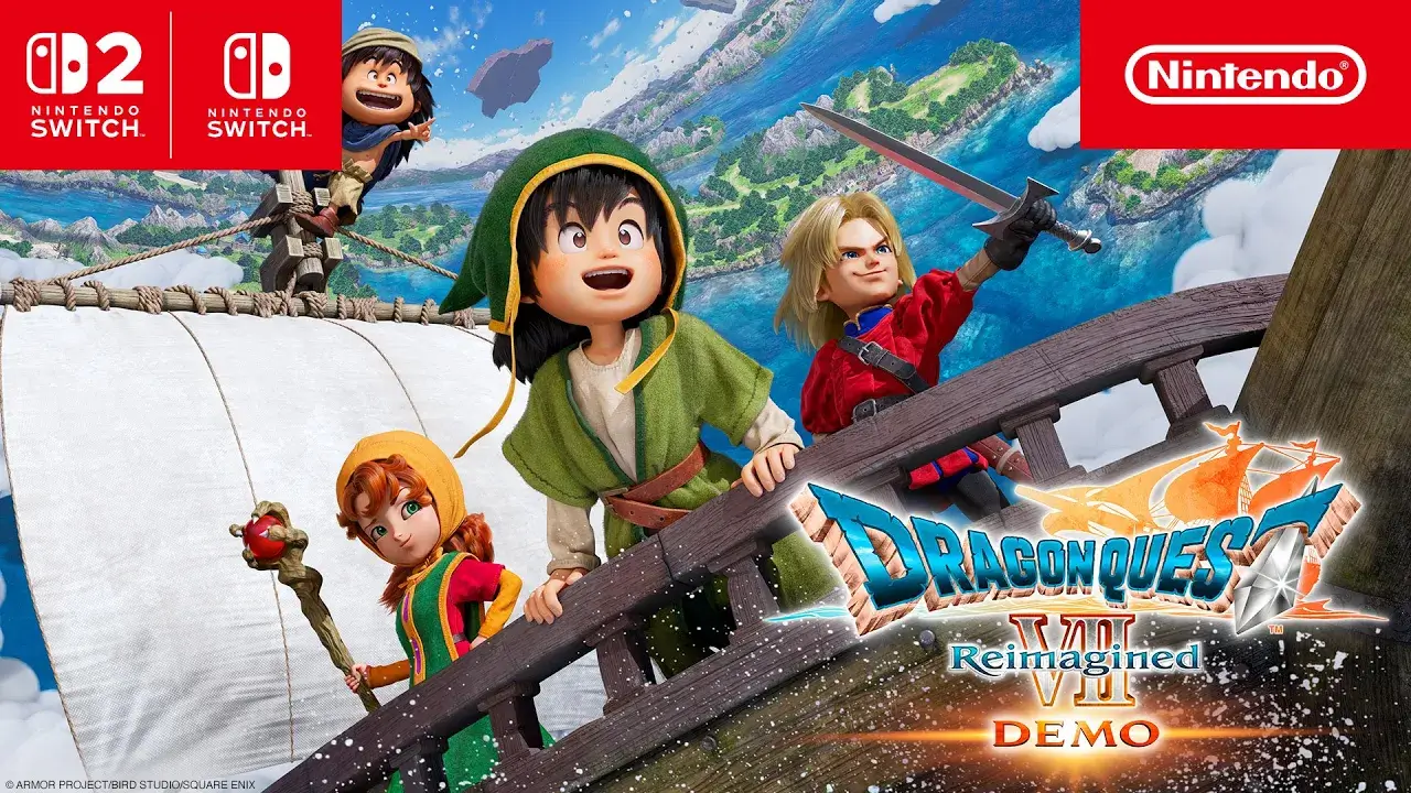 Dragon Quest VII Reimagined no Nintendo Switch 2