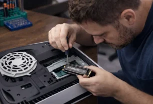 como instalar SSD PS5 passo a passo