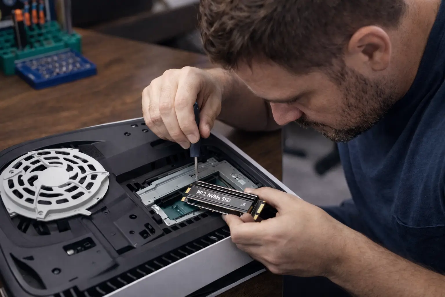 como instalar SSD PS5 passo a passo