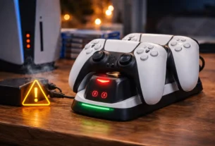 Carregador de Controle “Baratinho” Economia inteligente ou bomba relógio para o seu DualSense