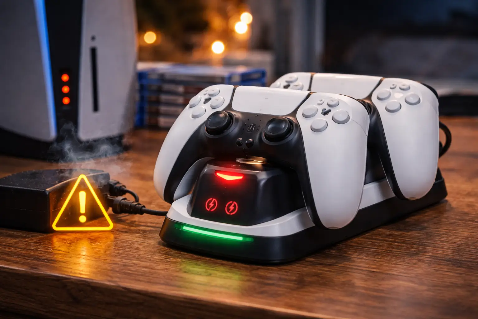 Carregador de Controle “Baratinho” Economia inteligente ou bomba relógio para o seu DualSense