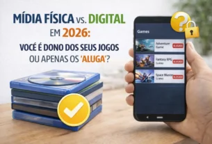Mídia Física vs. Digital em 2026