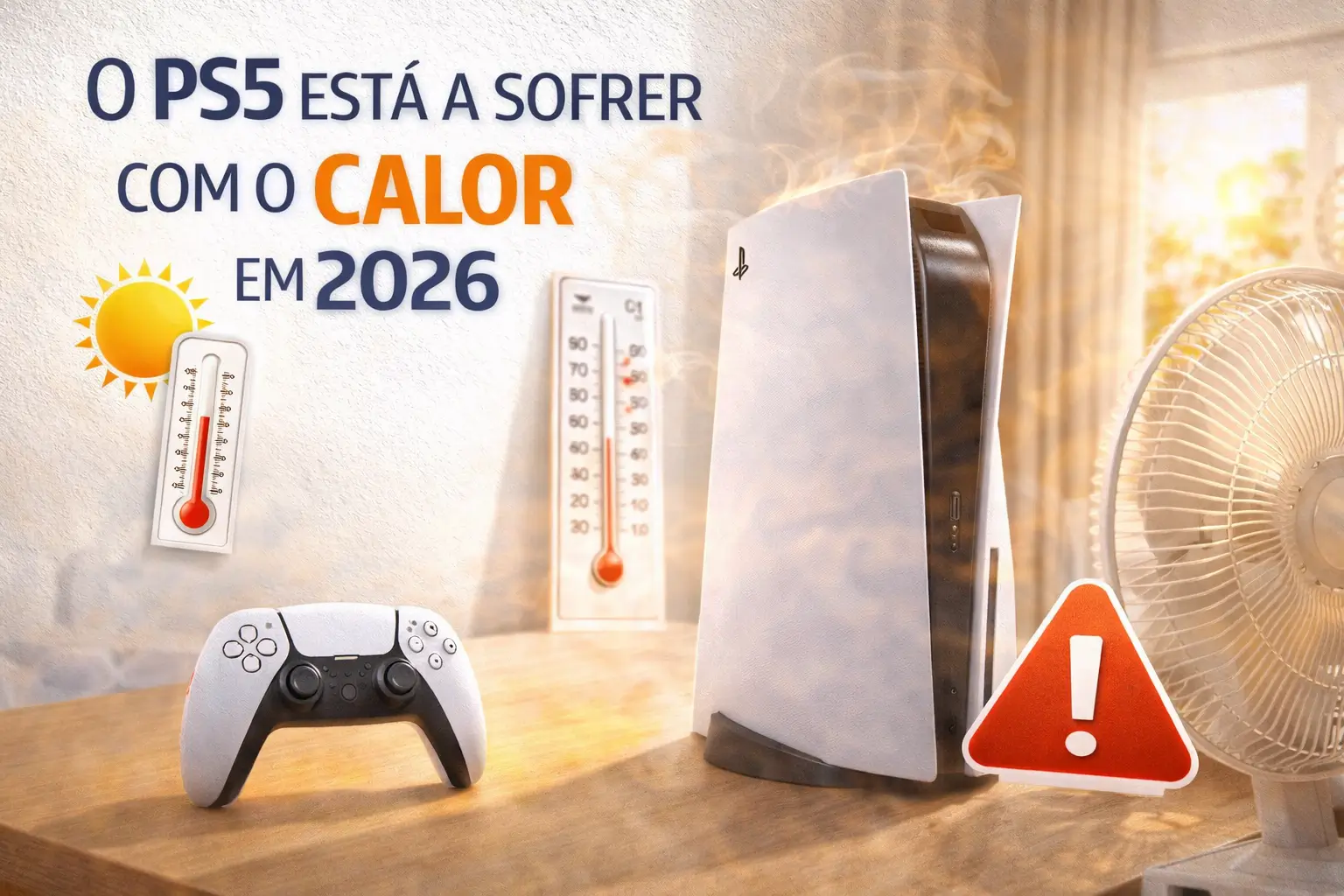 O PS5 está a sofrer com o Calor em 2026