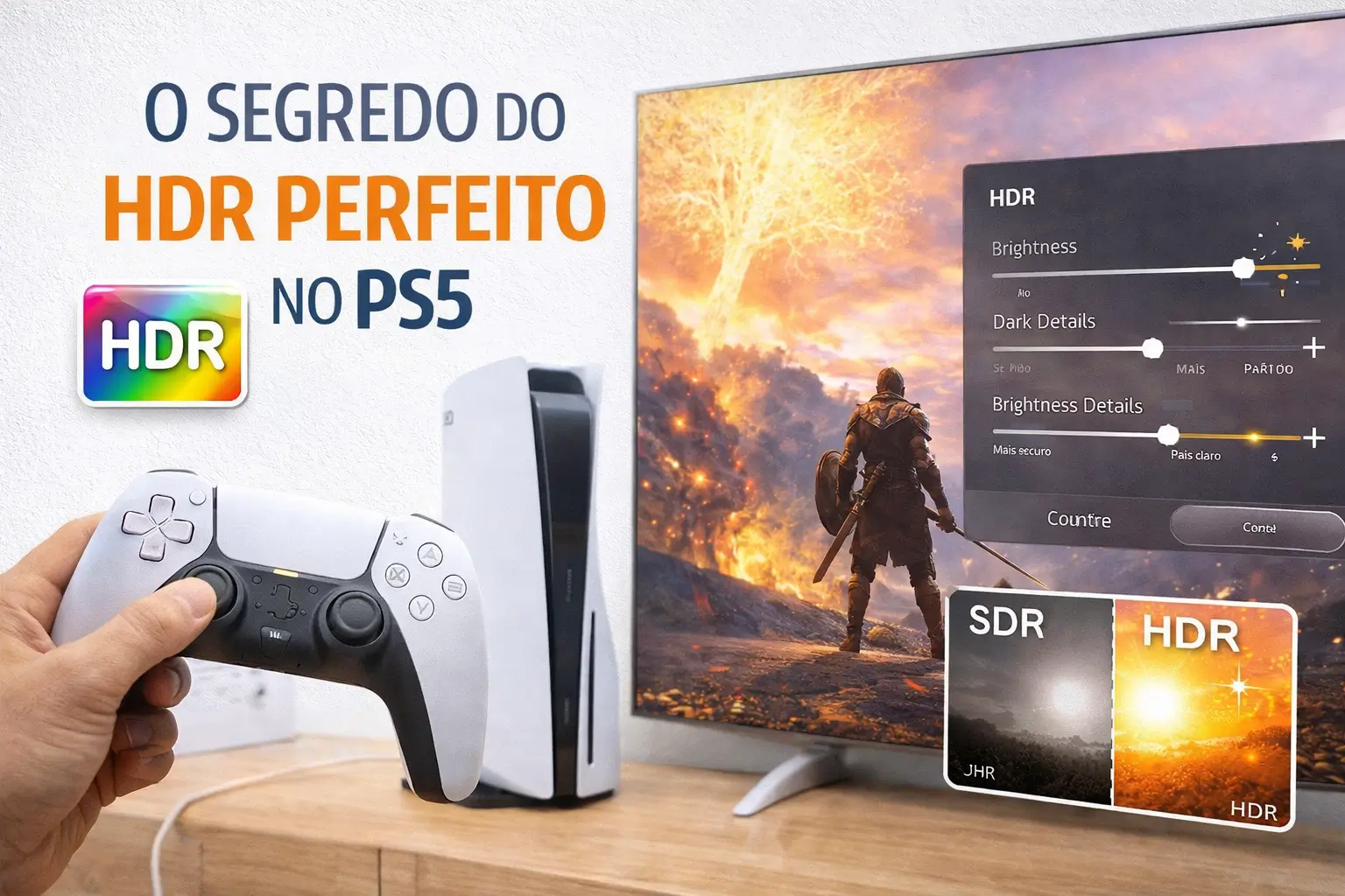 O Segredo do HDR Perfeito no PS5