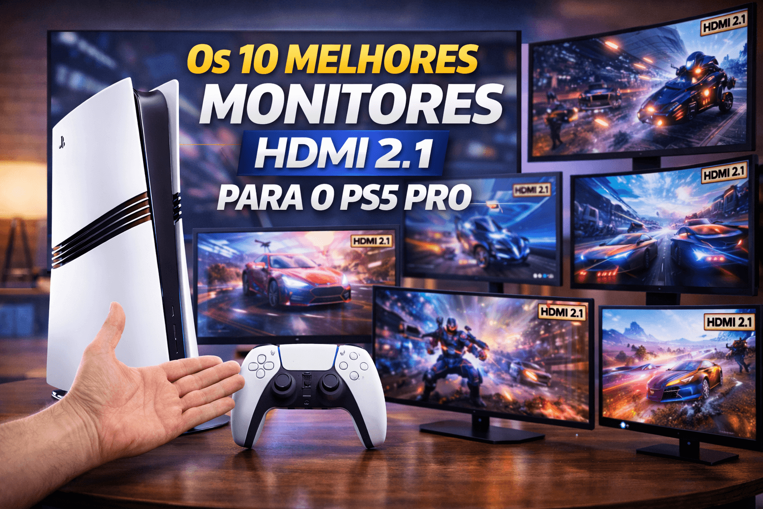 Os 10 melhores monitores HDMI 2.1 para o PS5 Pro