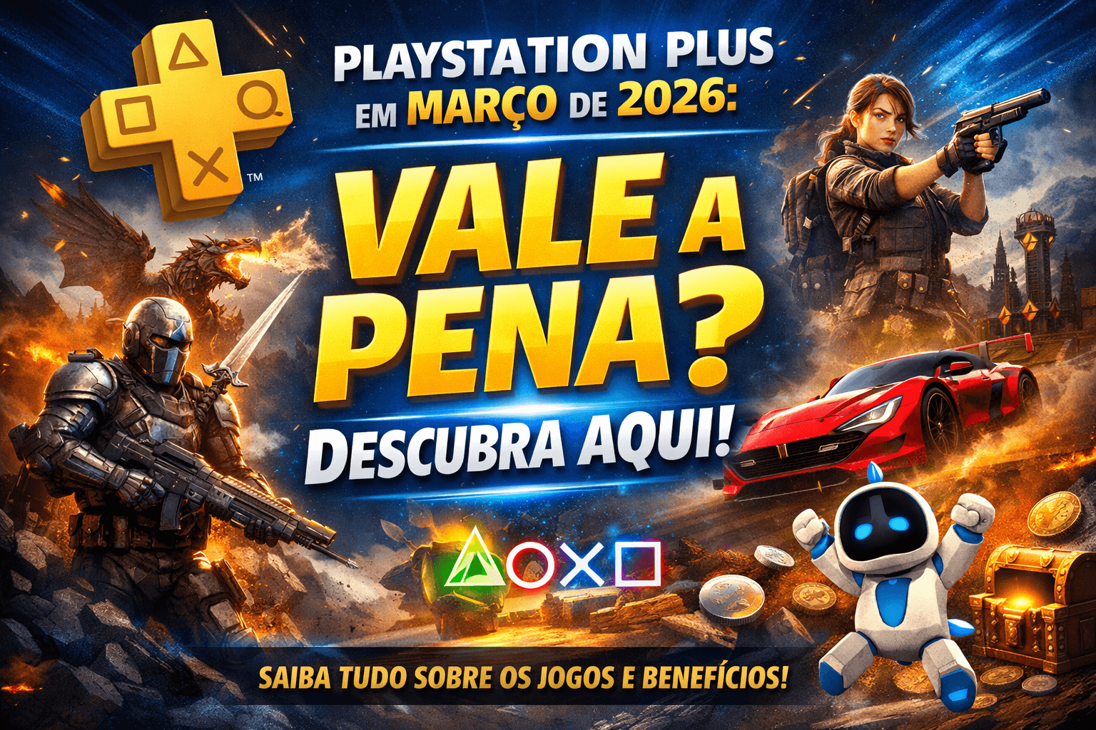 PlayStation Plus em Março de 2026