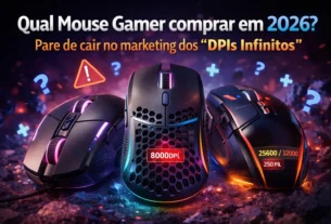 Qual Mouse Gamer comprar em 2026 Pare de cair no marketing dos “DPIs Infinitos”