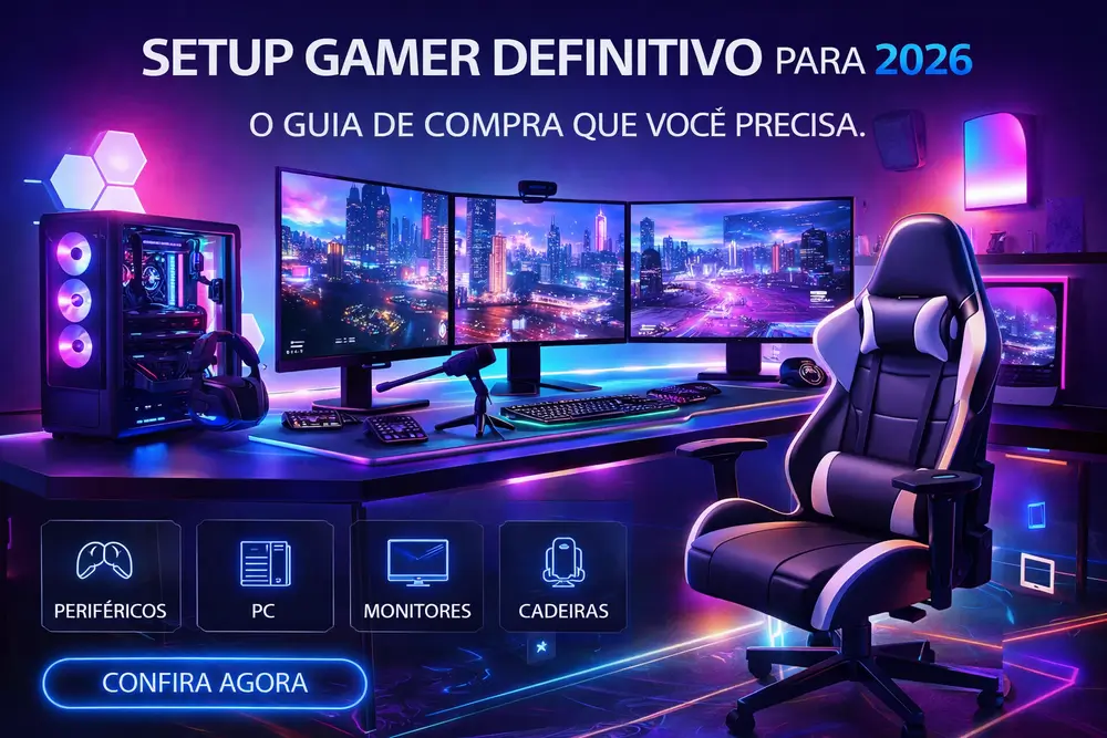 Setup Gamer Definitivo para 2026 O Guia de Compra Que Você Precisa